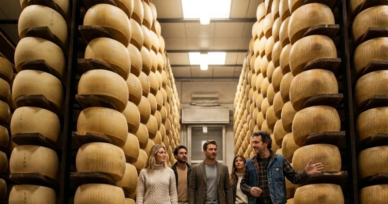 Du lait à la meule : fromagerie de Parmigiano bio